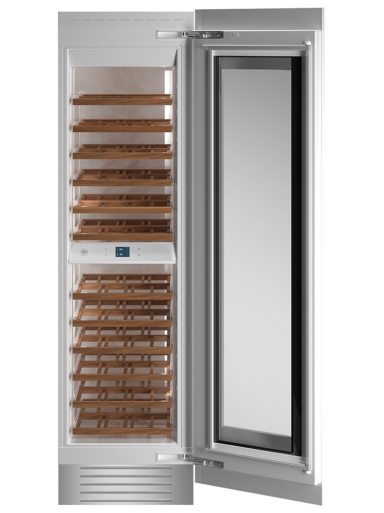 Bertazzoni - 24" Built-in Wine Cellar Column Stainless Steel - Right swing door - Professional Series | REF24WCPIXR/23 Bertazzoni - 24" Built-in Wine Cellar Column Stainless Steel - Right swing door - Professional Series | REF24WCPIXR/23