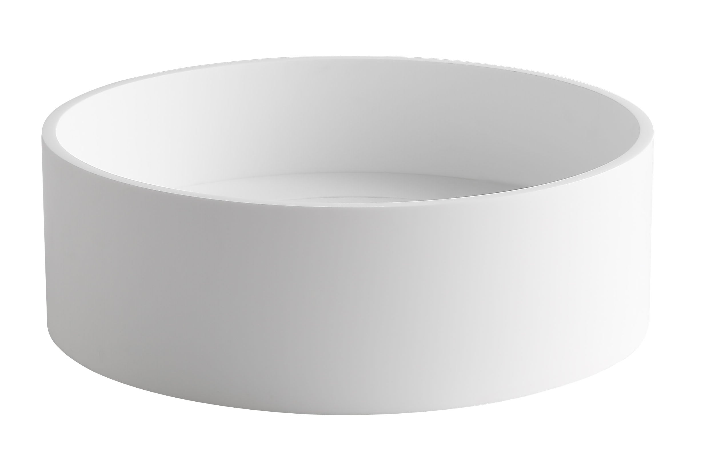 ALFI Brand - 15" Round White Matte Solid Surface Resin Sink | ABRS15R ALFI Brand - 15" Round White Matte Solid Surface Resin Sink | ABRS15R
