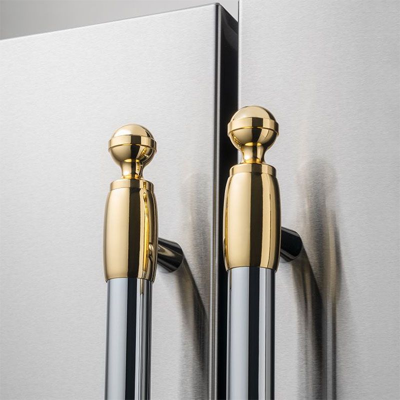 Bertazzoni | Décor Set 2 – Refrigerator & Dishwasher kit – Gold finish | DS2HERTGO Bertazzoni | Décor Set 2 – Refrigerator & Dishwasher kit – Gold finish | DS2HERTGO