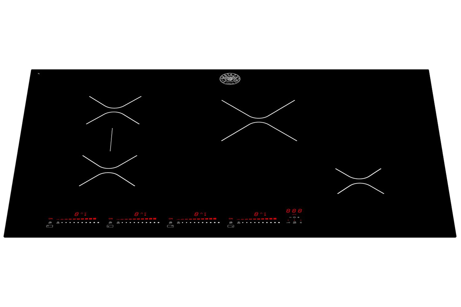Bertazzoni - 30" Induction Cooktop 4 Heating Zones - P304IAE Bertazzoni - 30" Induction Cooktop 4 Heating Zones - P304IAE