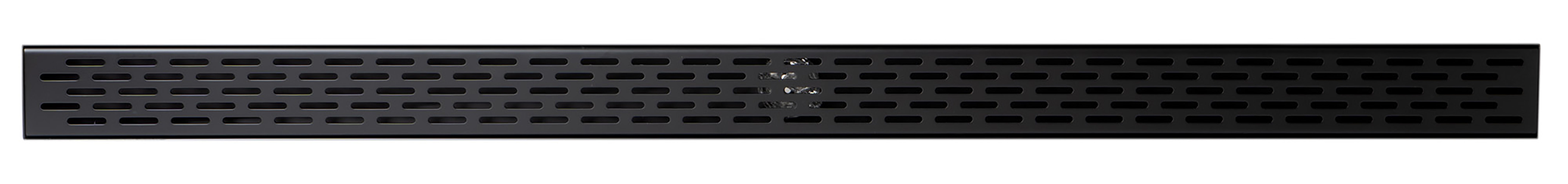 ALFI Brand - 47" Black Matte Stainless Steel Linear Shower Drain with Groove Holes | ABLD47C-BM ALFI Brand - 47" Black Matte Stainless Steel Linear Shower Drain with Groove Holes | ABLD47C-BM
