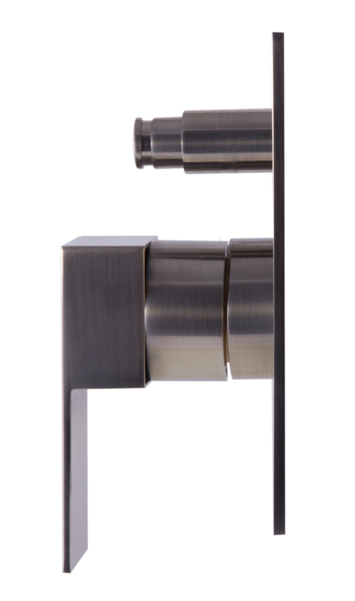 ALFI Brand - Brushed Nickel Modern Square Pressure Balanced Shower Mixer with Diverter | AB6801-BN ALFI Brand - Brushed Nickel Modern Square Pressure Balanced Shower Mixer with Diverter | AB6801-BN