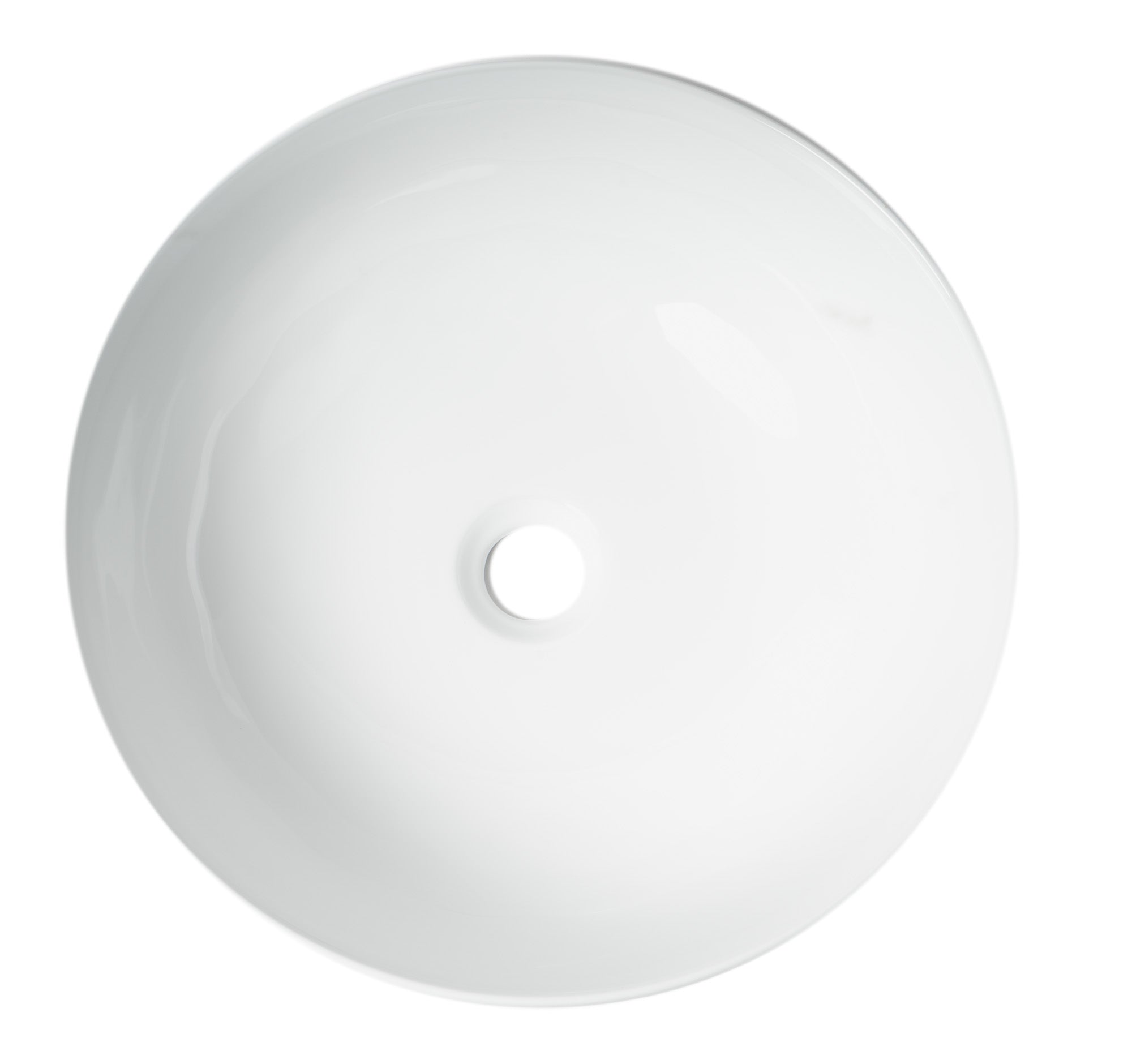 ALFI Brand - White 17" Decorative Round Vessel Above Mount Ceramic Sink | ABC909 ALFI Brand - White 17" Decorative Round Vessel Above Mount Ceramic Sink | ABC909