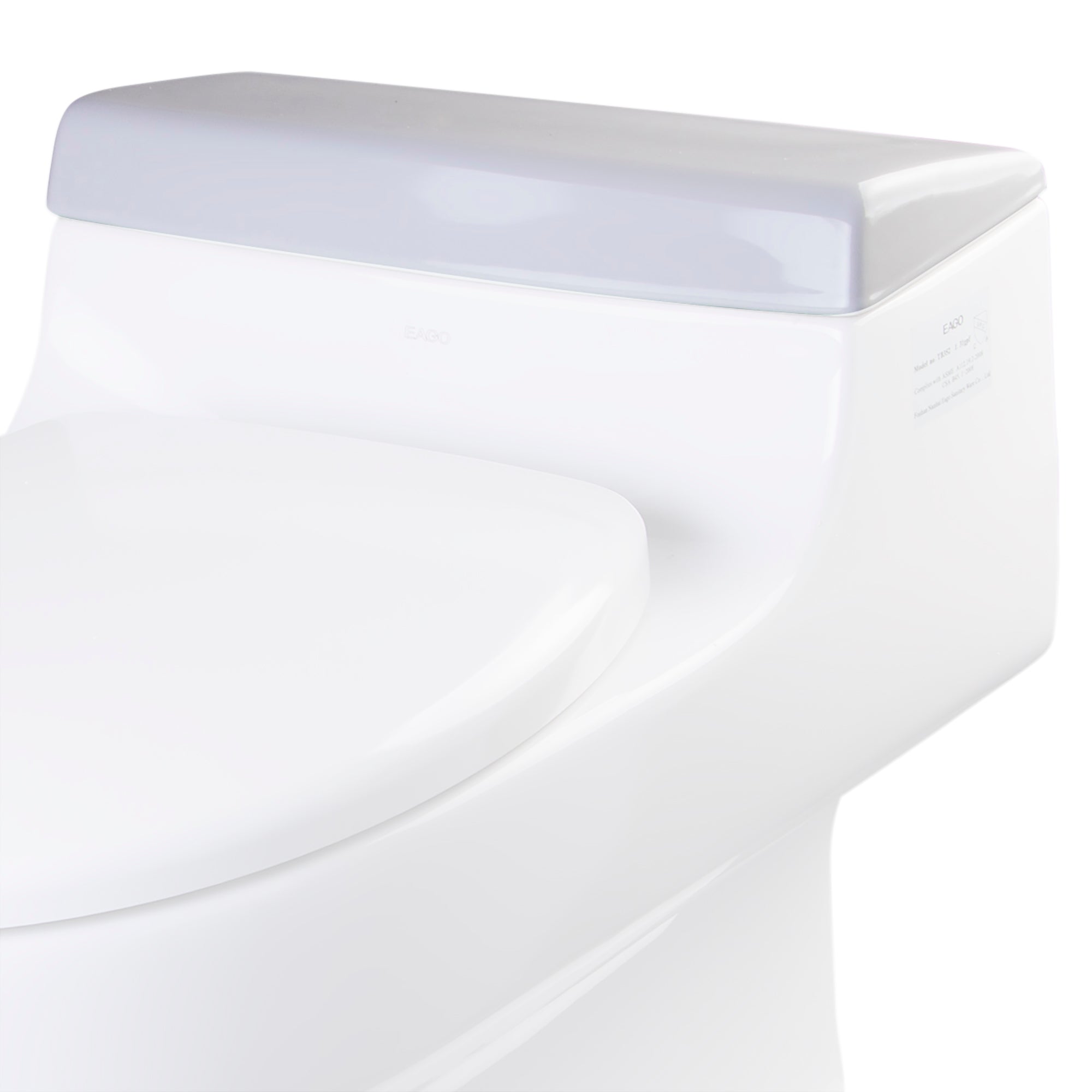 EAGO - Replacement Ceramic Toilet Lid for TB352 | R-352LID EAGO - Replacement Ceramic Toilet Lid for TB352 | R-352LID