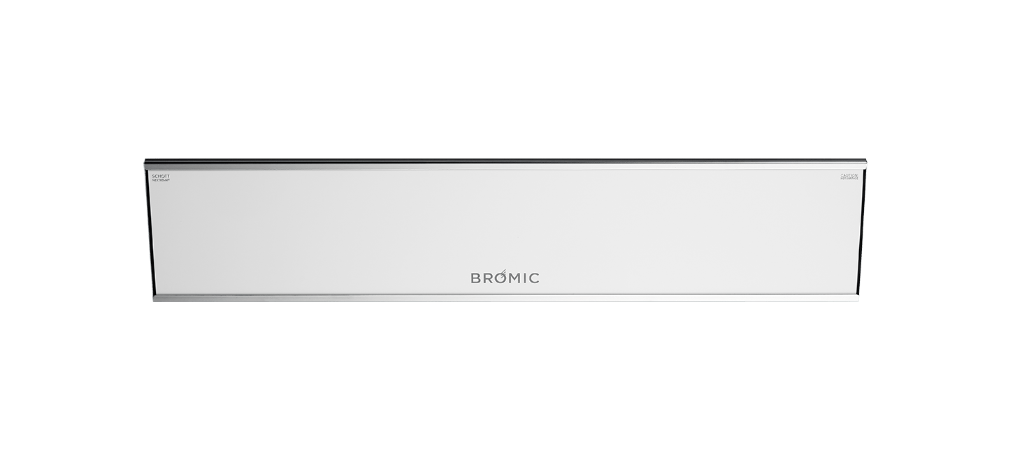 Bromic Electric Mounted Heaters Patio Heater Bromic PLATINUM SMART-HEAT ELECTRIC 3400W WHITE Bromic Electric Mounted Heaters Patio Heater Bromic PLATINUM SMART-HEAT ELECTRIC 3400W WHITE