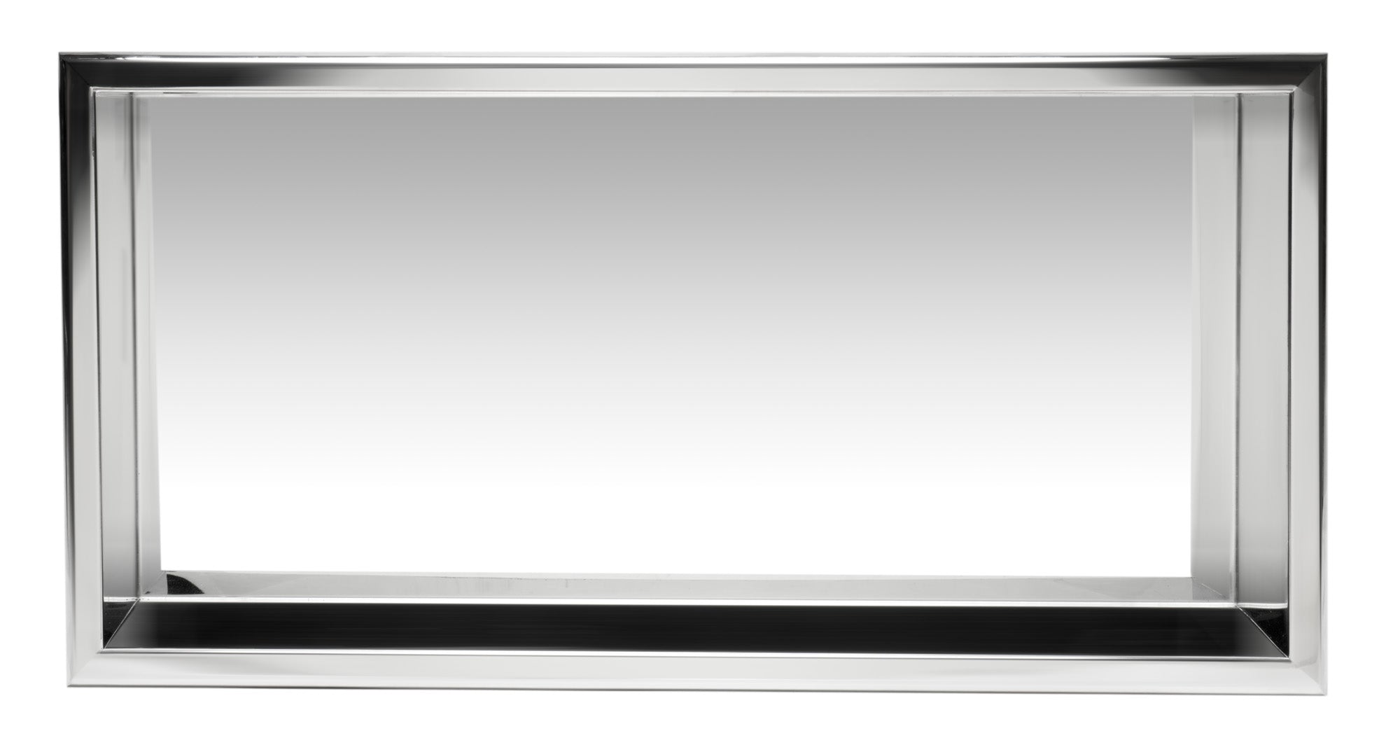 ALFI Brand - 24 x 12 Polished Stainless Steel Horizontal Single Shelf Bath Shower Niche | ABN2412-PSS ALFI Brand - 24 x 12 Polished Stainless Steel Horizontal Single Shelf Bath Shower Niche | ABN2412-PSS