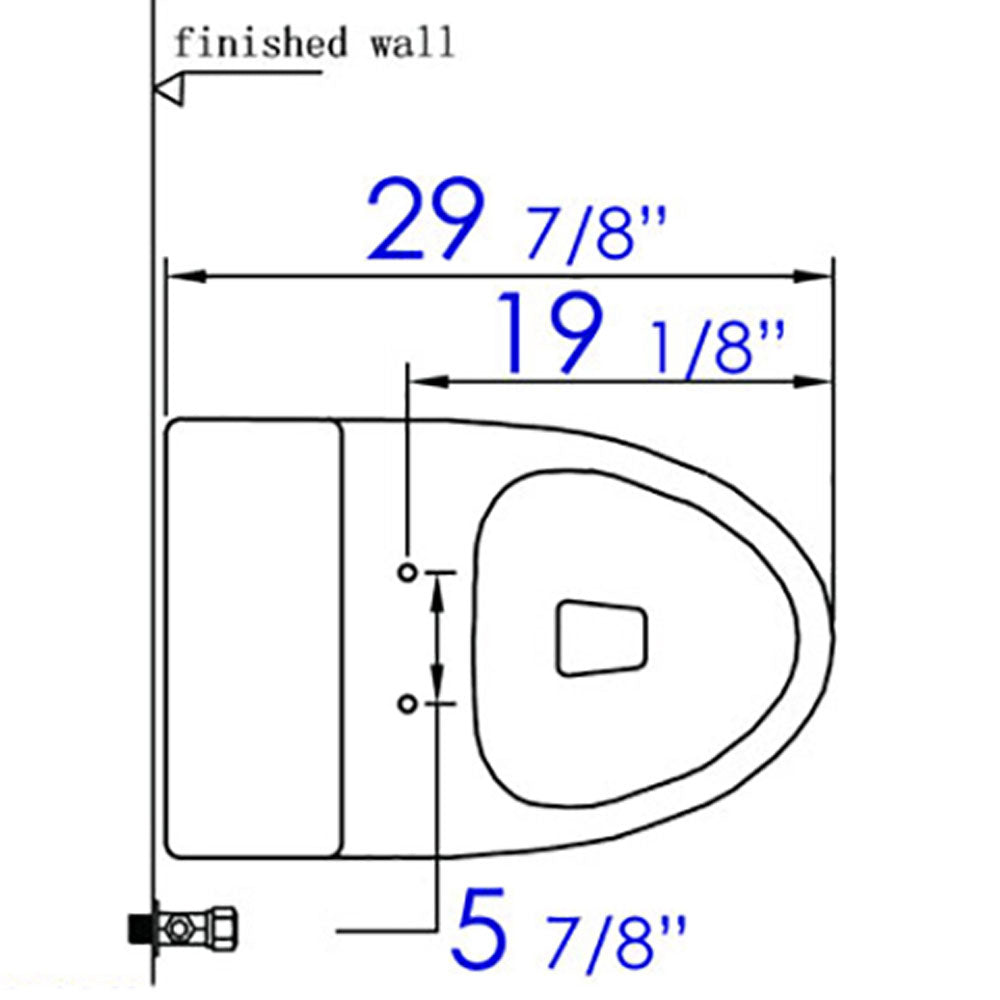 EAGO - Replacement Soft Closing Toilet Seat for TB352 | R-352SEAT EAGO - Replacement Soft Closing Toilet Seat for TB352 | R-352SEAT