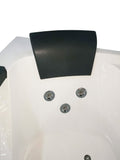 EAGO - 5 ft Clear Rounded Right Corner Acrylic Whirlpool Bathtub | AM198ETL-R EAGO - 5 ft Clear Rounded Right Corner Acrylic Whirlpool Bathtub | AM198ETL-R