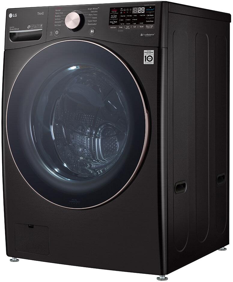 LG - 27 in. 4.5 cu. ft. Ultra Large Capacity Black Steel Smart Front Load Washing Machine with TurboWash360 | WM4000HBA LG - 27 in. 4.5 cu. ft. Ultra Large Capacity Black Steel Smart Front Load Washing Machine with TurboWash360 | WM4000HBA