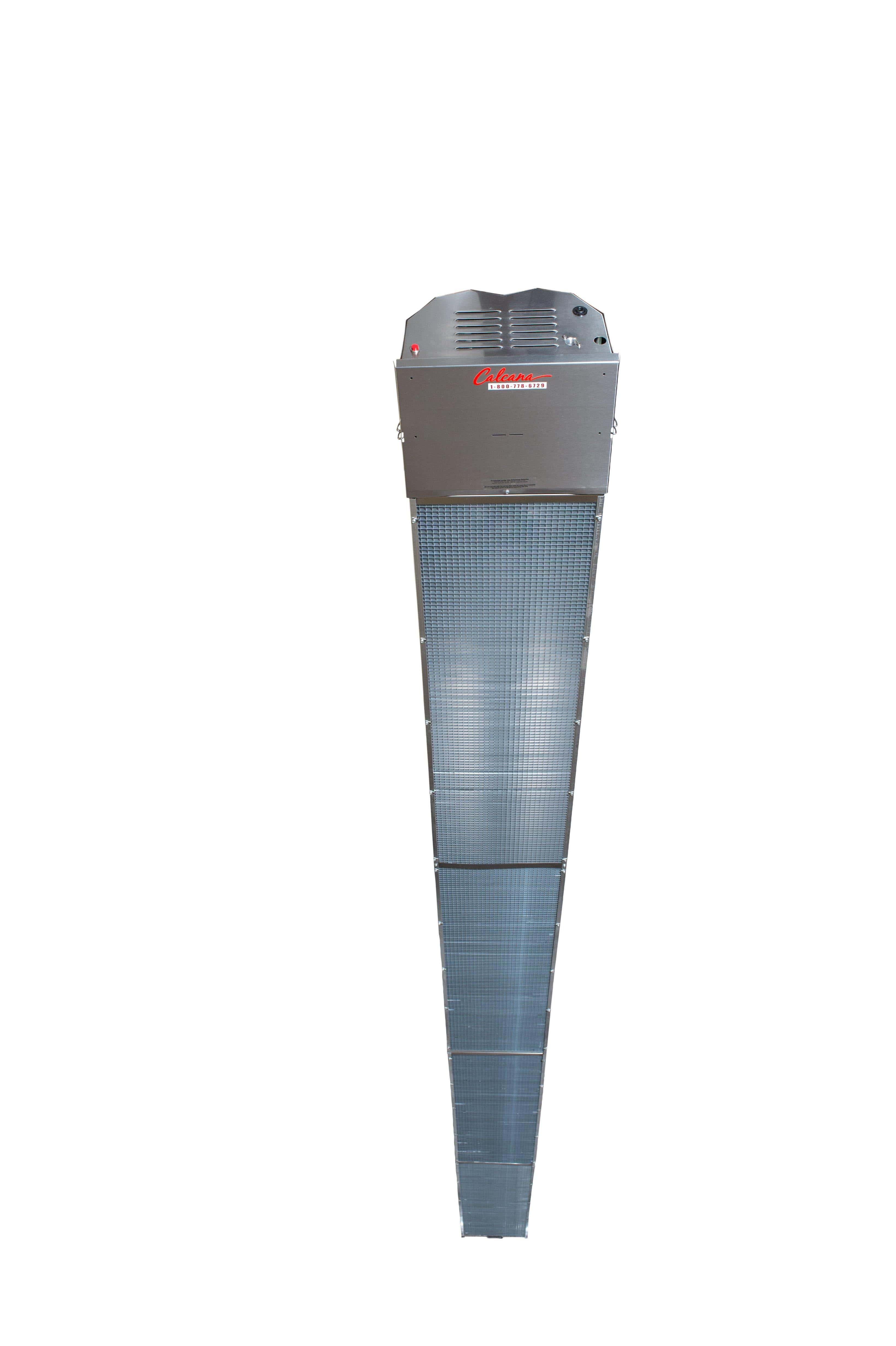 Calcana Commercial Mounted Gas Heaters Calcana Model PH-75-20’ Standard Output, Outdoor Patio Heater, Natural Gas, Patented Modulating Control 37,500 to 75,000 Btu, Ventable Calcana Commercial Mounted Gas Heaters Calcana Model PH-75-20’ Standard Output, Outdoor Patio Heater, Natural Gas, Patented Modulating Control 37,500 to 75,000 Btu, Ventable