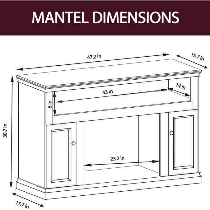 Cambridge Cambridge Sorrento Electric Fireplace with an Enhanced Log Display and 47 In. Entertainment Stand in Cherry Cambridge Cambridge Sorrento Electric Fireplace with an Enhanced Log Display and 47 In. Entertainment Stand in Cherry