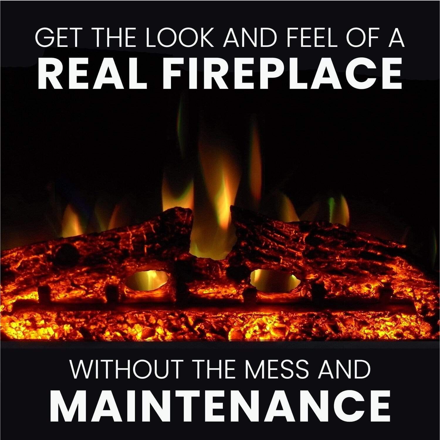 Cambridge Fireplace Mantels and Entertainment Centers Cambridge Sienna 34-In. Electric Fireplace Heater with Teak Mantel, Enhanced Log Display, Multi-Color Flames, and Remote Control Cambridge Fireplace Mantels and Entertainment Centers Cambridge Sienna 34-In. Electric Fireplace Heater with Teak Mantel, Enhanced Log Display, Multi-Color Flames, and Remote Control