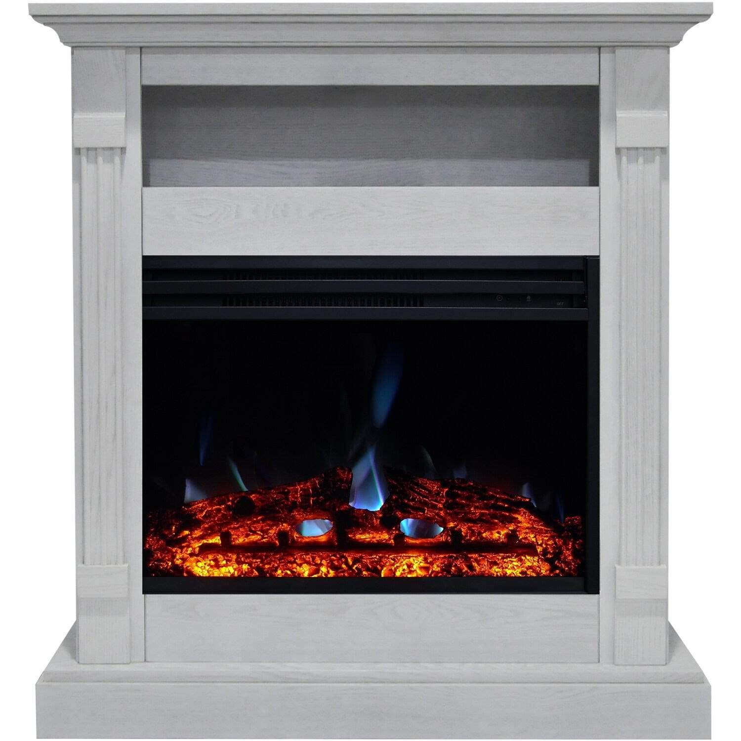 Cambridge Fireplace Mantels and Entertainment Centers Cambridge Sienna 34-In. Electric Fireplace Heater with Walnut Mantel, Enhanced Log Display, Multi-Color Flames, and Remote Control, Cambridge Fireplace Mantels and Entertainment Centers Cambridge Sienna 34-In. Electric Fireplace Heater with Walnut Mantel, Enhanced Log Display, Multi-Color Flames, and Remote Control,