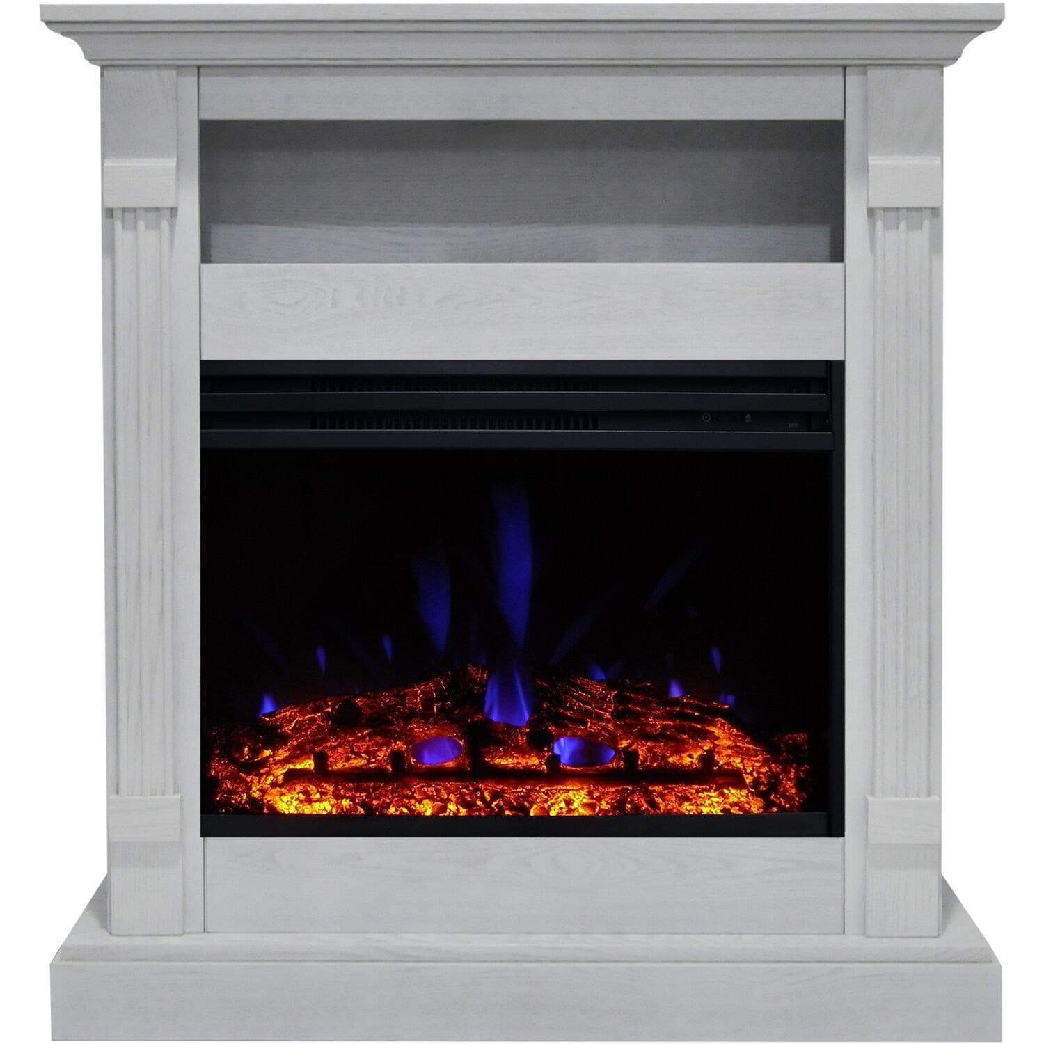 Cambridge Fireplace Mantels and Entertainment Centers Cambridge Sienna 34-In. Electric Fireplace Heater with Walnut Mantel, Enhanced Log Display, Multi-Color Flames, and Remote Control, Cambridge Fireplace Mantels and Entertainment Centers Cambridge Sienna 34-In. Electric Fireplace Heater with Walnut Mantel, Enhanced Log Display, Multi-Color Flames, and Remote Control,