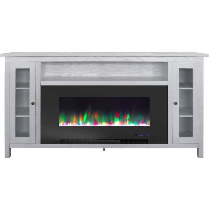 Cambridge Fireplace Mantels and Entertainment Centers White/Black Cambridge Somerset 70-In. Black Electric Fireplace TV Stand with Multi-Color LED Flames, Crystal Rock Display, and Remote Control Cambridge Fireplace Mantels and Entertainment Centers White/Black Cambridge Somerset 70-In. Black Electric Fireplace TV Stand with Multi-Color LED Flames, Crystal Rock Display, and Remote Control