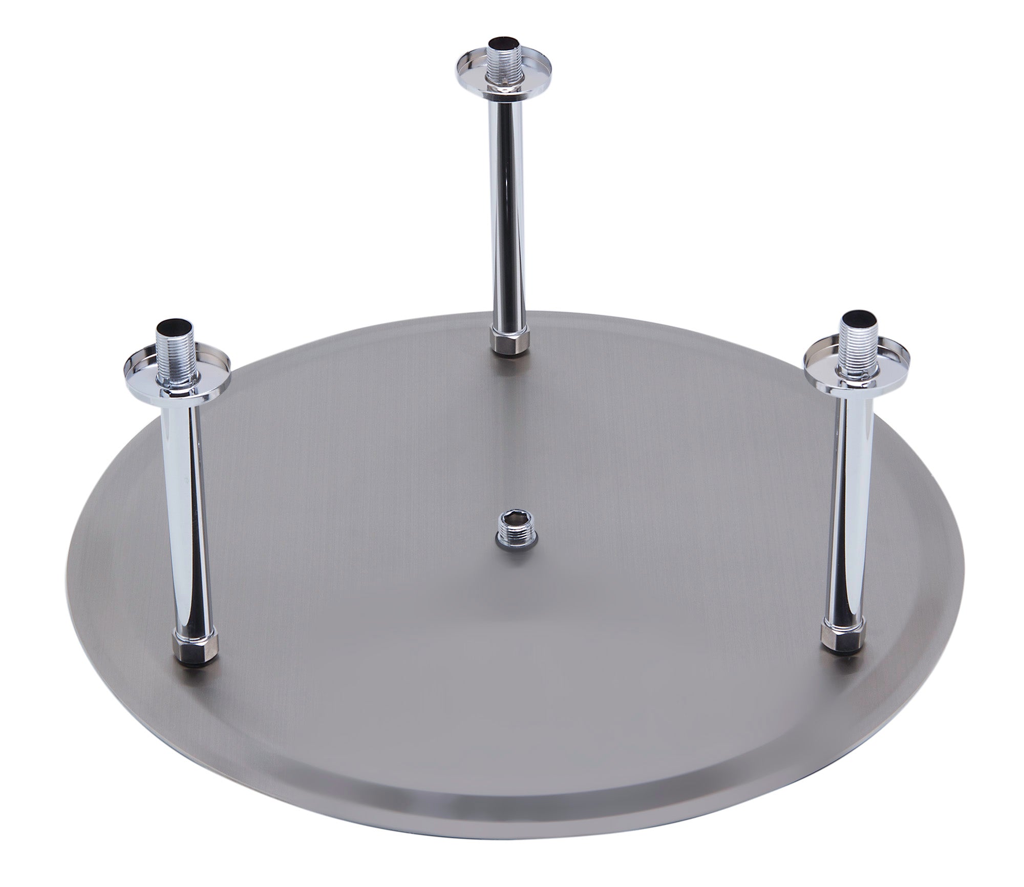 ALFI Brand - 20" Round Brushed Solid Stainless Steel Ultra Thin Rain Shower Head | RAIN20R-BSS ALFI Brand - 20" Round Brushed Solid Stainless Steel Ultra Thin Rain Shower Head | RAIN20R-BSS