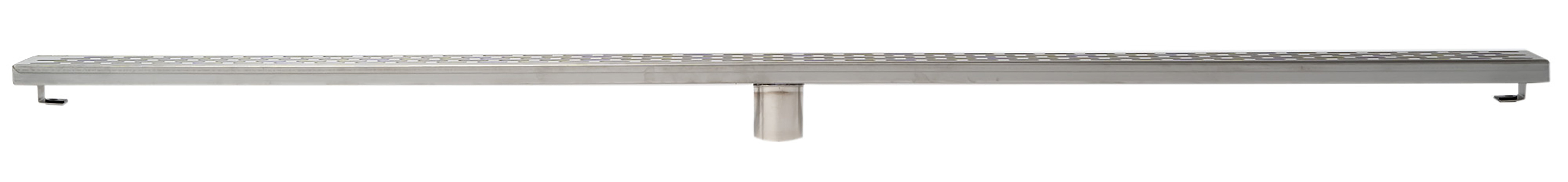 ALFI Brand - 59" Brushed Stainless Steel Linear Shower Drain with Groove Holes | ABLD59C-BSS ALFI Brand - 59" Brushed Stainless Steel Linear Shower Drain with Groove Holes | ABLD59C-BSS