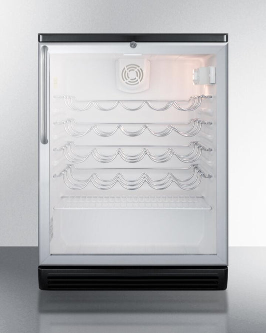 Summit Commercial - 24" Freestanding Wine Cellar with 36-Bottle Capacity