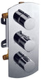 ALFI Brand - Polished Chrome Round 2 Way Thermostatic Shower Mixer | AB3901-PC