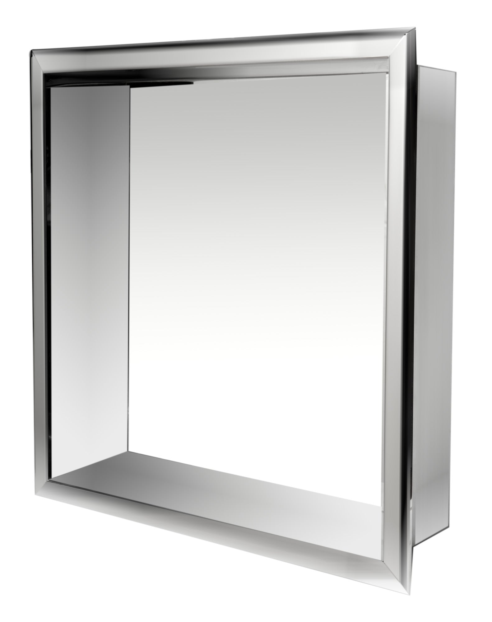 ALFI Brand - 16 x 16 Polished Stainless Steel Square Single Shelf Bath Shower Niche | ABN1616-PSS ALFI Brand - 16 x 16 Polished Stainless Steel Square Single Shelf Bath Shower Niche | ABN1616-PSS