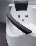 EAGO - 5 ft Clear Rounded Right Corner Acrylic Whirlpool Bathtub | AM198ETL-R EAGO - 5 ft Clear Rounded Right Corner Acrylic Whirlpool Bathtub | AM198ETL-R