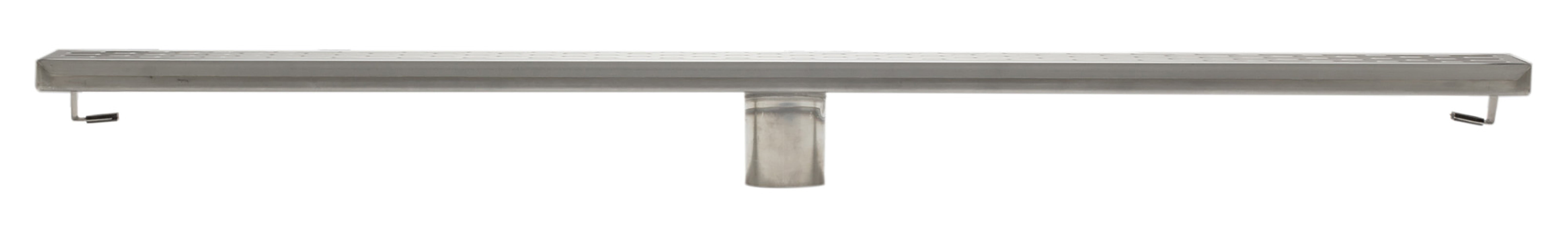 ALFI Brand - 36" Modern Stainless Steel Linear Shower Drain with Groove Holes | ABLD36C-BSS ALFI Brand - 36" Modern Stainless Steel Linear Shower Drain with Groove Holes | ABLD36C-BSS