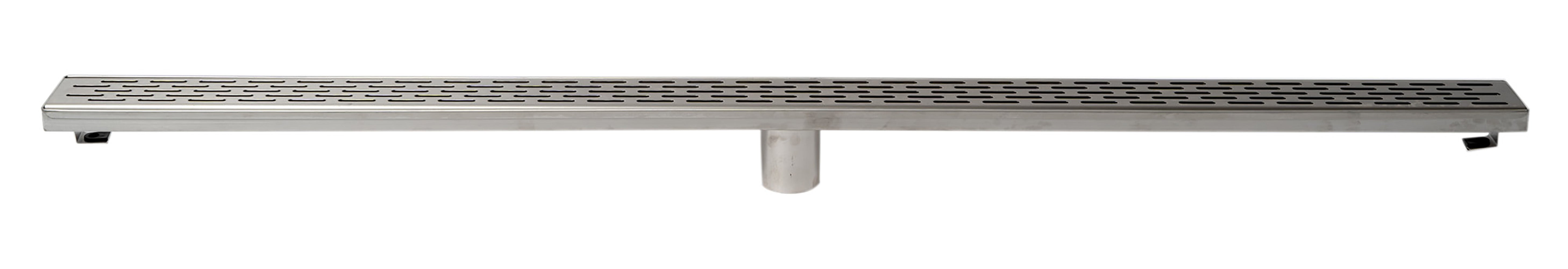 ALFI Brand - 47" Stainless Steel Linear Shower Drain with Groove Holes | ABLD47C-BSS ALFI Brand - 47" Stainless Steel Linear Shower Drain with Groove Holes | ABLD47C-BSS