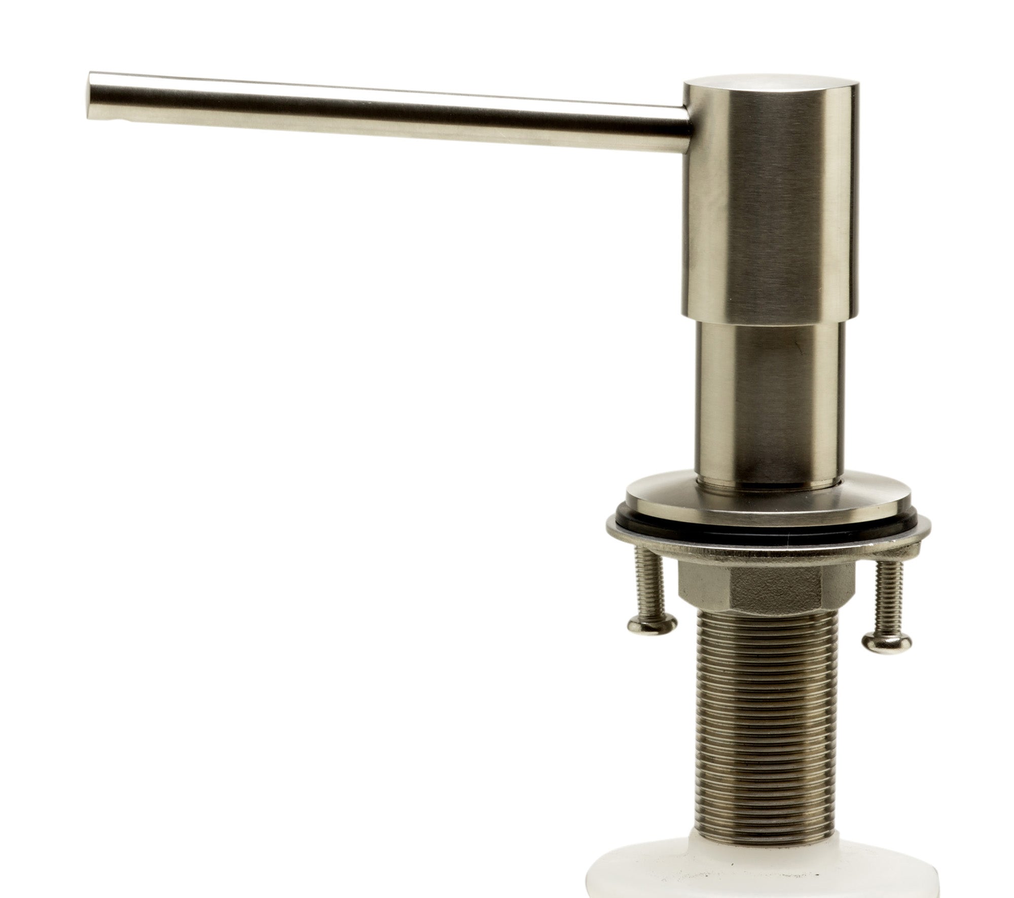 ALFI Brand - Modern Round Brushed Stainless Steel Soap Dispenser | AB5006-BSS ALFI Brand - Modern Round Brushed Stainless Steel Soap Dispenser | AB5006-BSS