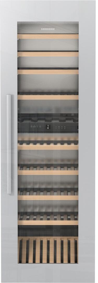 Liebherr - 80-Bottle Fully-Integrated Dual-Zone Wine Cabinet with TipOpen White Glass Door | HW 8000 Liebherr - 80-Bottle Fully-Integrated Dual-Zone Wine Cabinet with TipOpen White Glass Door | HW 8000