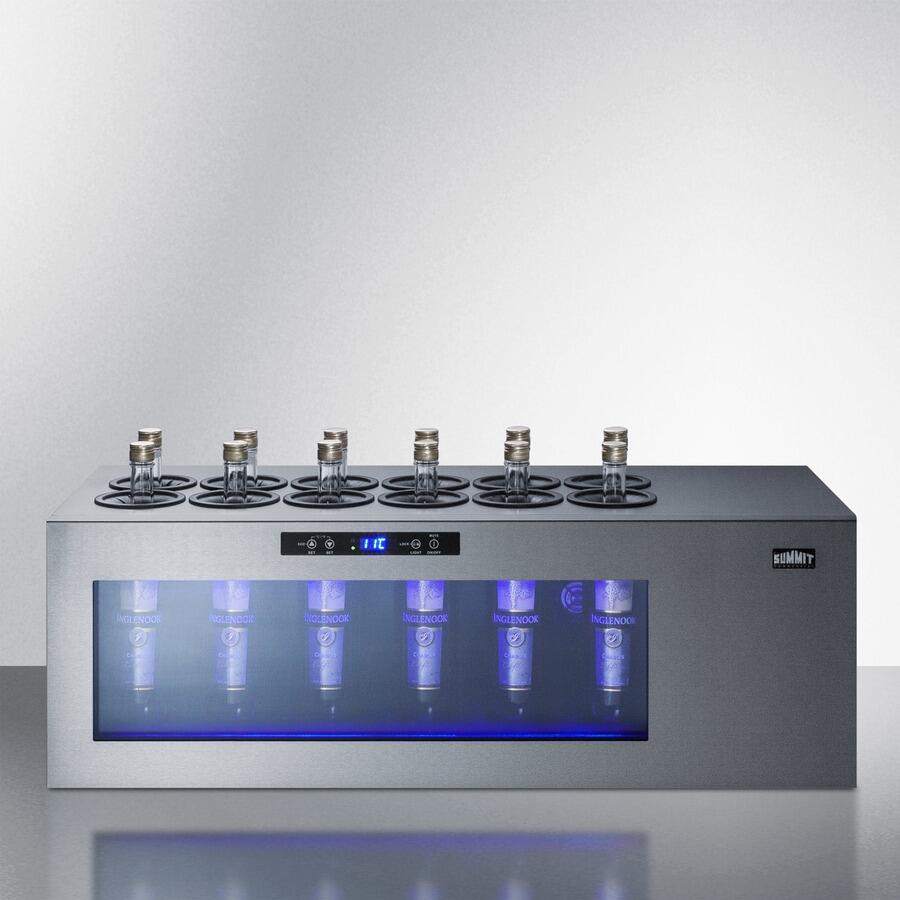 Summit Commercial - Countertop Wine Cooler with Upright 12 Bottle Storage Summit Commercial - Countertop Wine Cooler with Upright 12 Bottle Storage