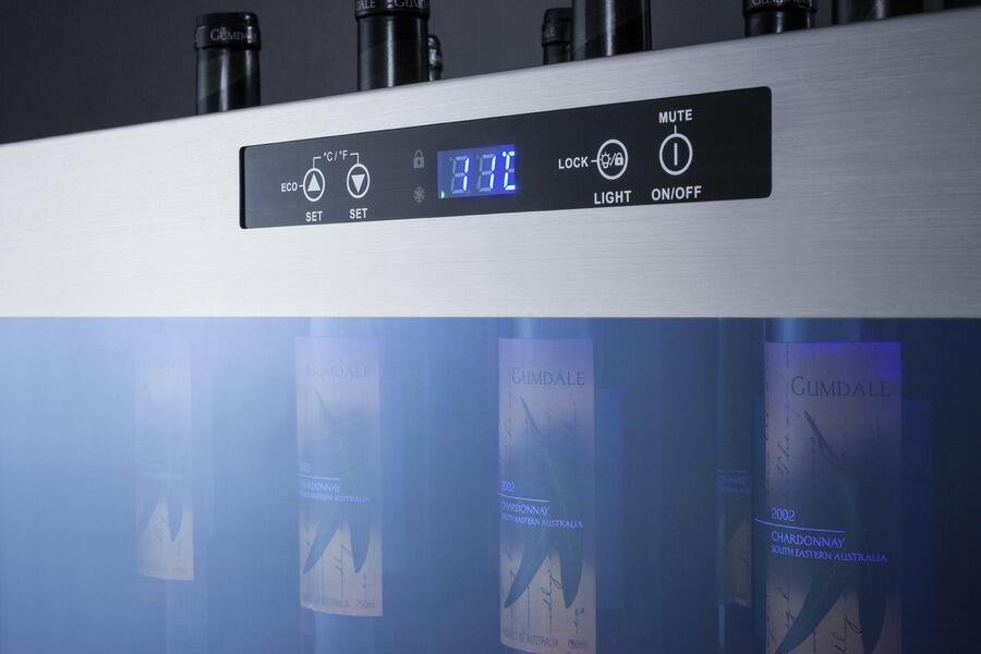 Summit Commercial - Countertop Wine Cooler with Upright 12 Bottle Storage Summit Commercial - Countertop Wine Cooler with Upright 12 Bottle Storage