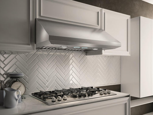 Elica - CERVINIA - Elica Pro - 30" W x 23" D x 11 1/32" H, Stainless - UNDERCABINET HOODS | ECV630S3