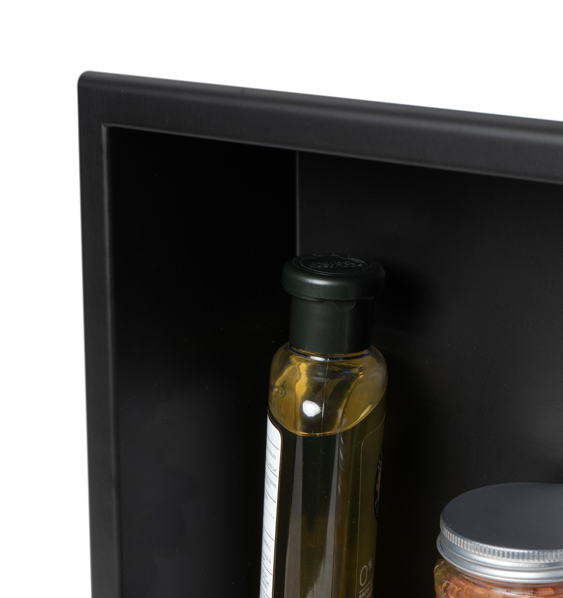 ALFI Brand - 12" x 12" Black Matte Stainless Steel Square Single Shelf Bath Shower Niche | ABNC1212-BLA ALFI Brand - 12" x 12" Black Matte Stainless Steel Square Single Shelf Bath Shower Niche | ABNC1212-BLA
