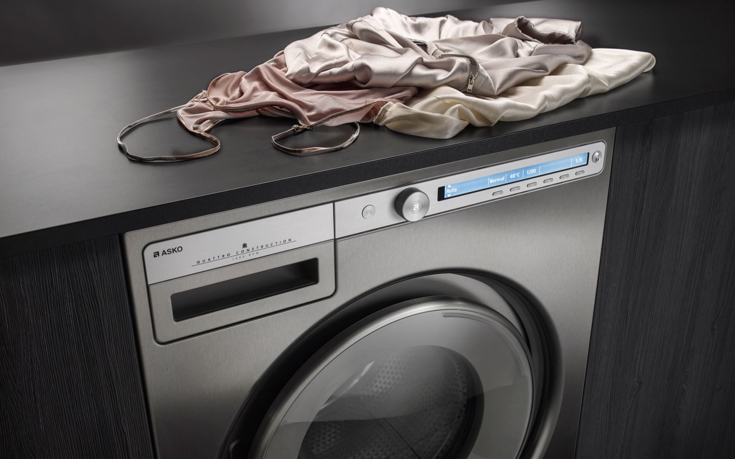 ASKO - 24 Inch Front Load Washer with 2.8 Cu. Ft. Capacity - Logic titanium XL | W4114CT ASKO - 24 Inch Front Load Washer with 2.8 Cu. Ft. Capacity - Logic titanium XL | W4114CT