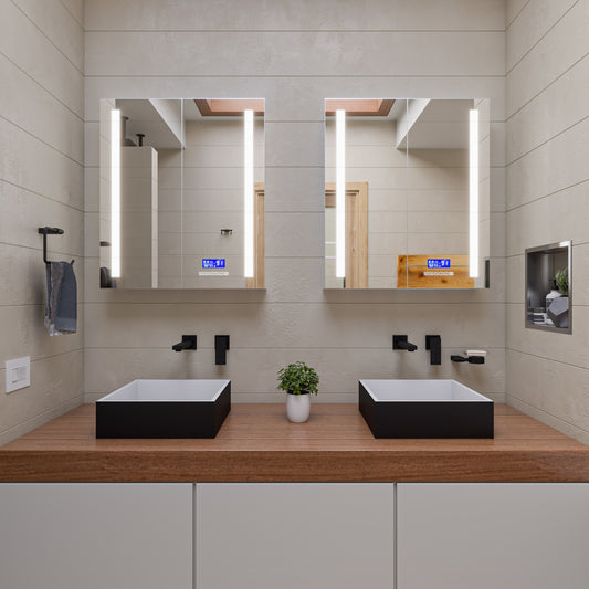 ALFI Brand - Black Matte 6 Piece Bath Accessory Set | AB9515-BM