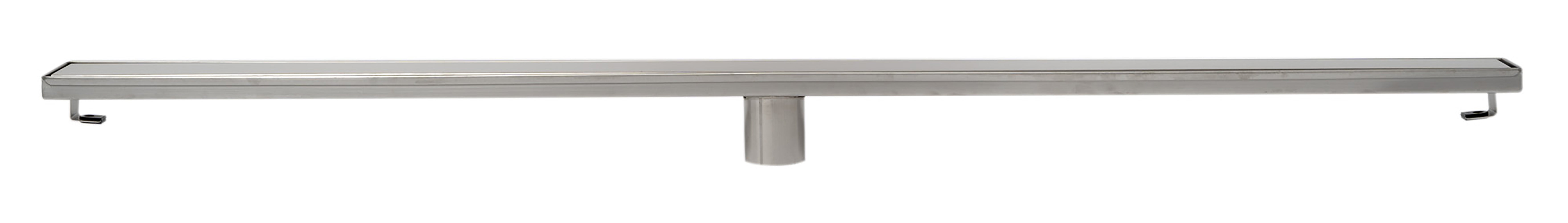 ALFI Brand - 47" Brushed Stainless Steel Linear Shower Drain with Solid Cover | ABLD47B-BSS ALFI Brand - 47" Brushed Stainless Steel Linear Shower Drain with Solid Cover | ABLD47B-BSS