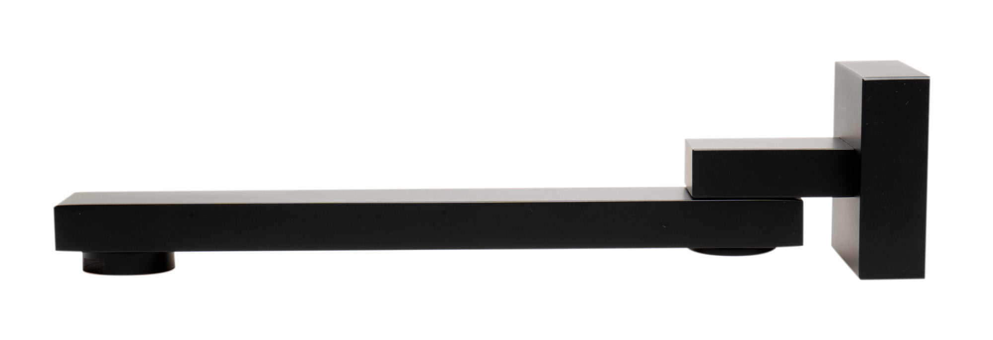 ALFI Brand - Black Matte Square Foldable Tub Spout | AB7701-BM ALFI Brand - Black Matte Square Foldable Tub Spout | AB7701-BM