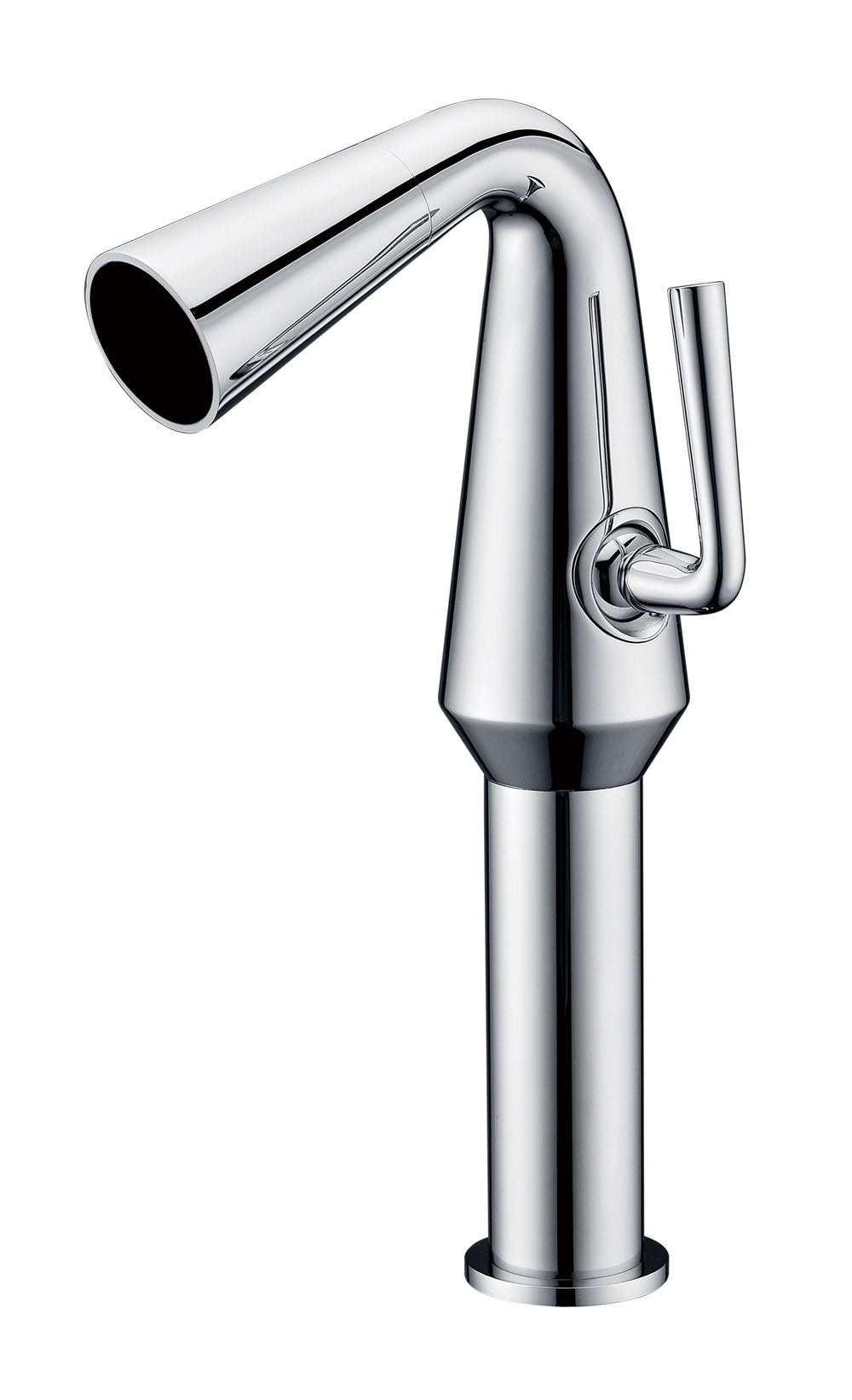 ALFI Brand - Polished Chrome Single Hole Tall Cone Waterfall Bathroom Faucet | AB1792-PC ALFI Brand - Polished Chrome Single Hole Tall Cone Waterfall Bathroom Faucet | AB1792-PC