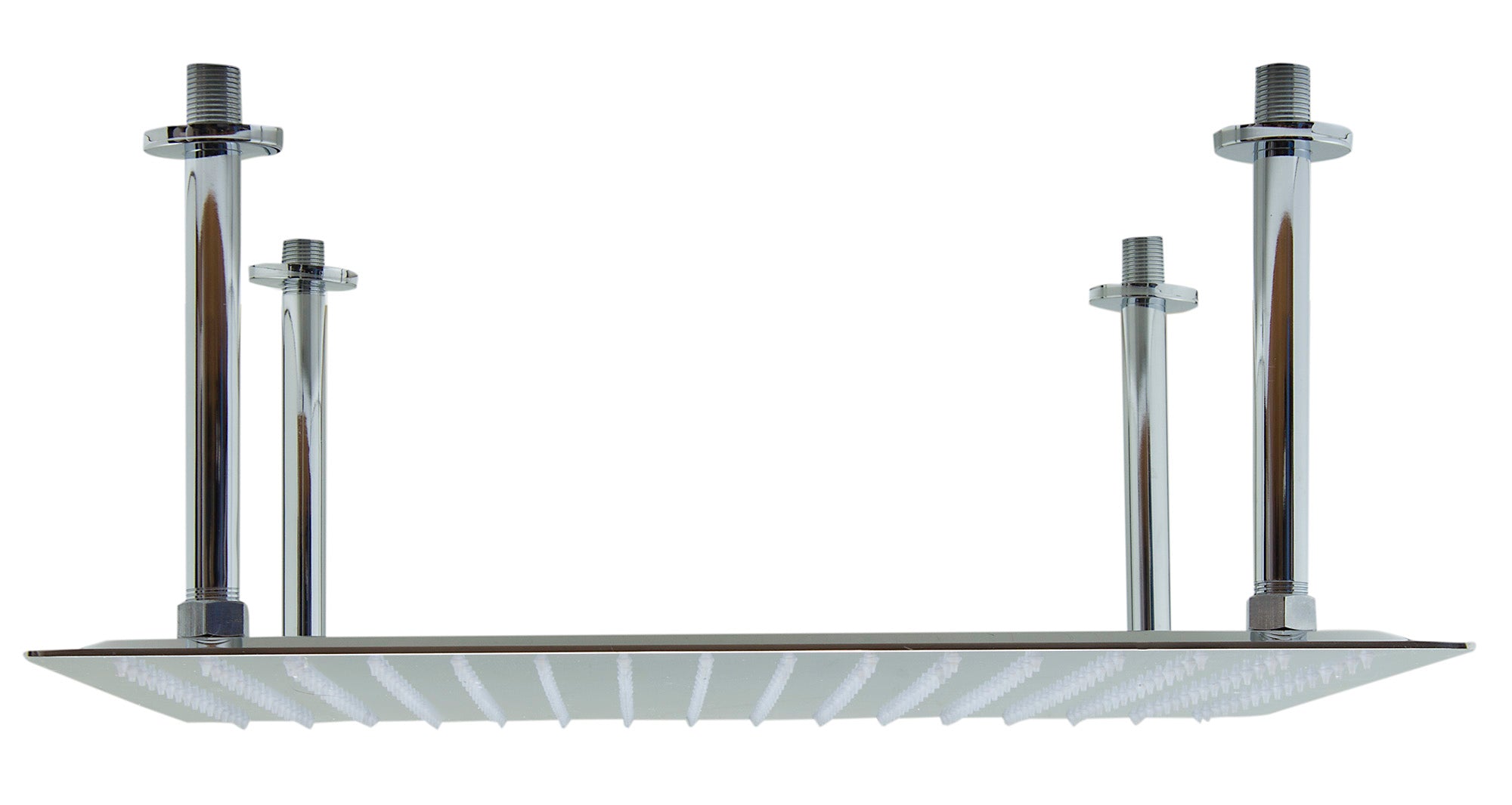 ALFI Brand - 20" Square Polished Solid Stainless Steel Ultra Thin Rain Shower Head | RAIN20S-PSS ALFI Brand - 20" Square Polished Solid Stainless Steel Ultra Thin Rain Shower Head | RAIN20S-PSS