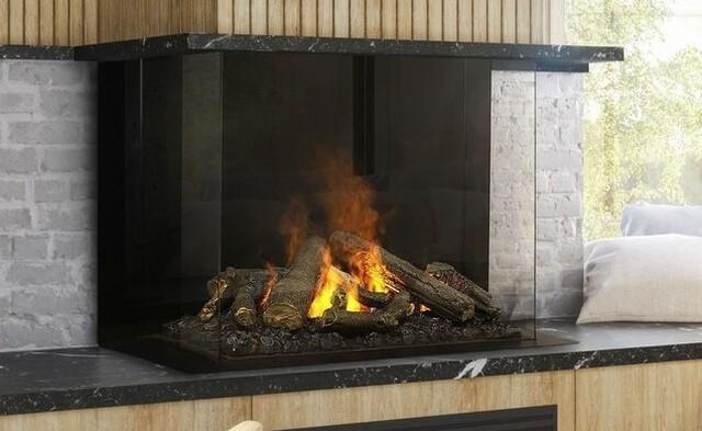 Dimplex Dimplex Faber e-MatriX 3-Sided 32x26 Bay Electric Fireplace Dimplex Dimplex Faber e-MatriX 3-Sided 32x26 Bay Electric Fireplace