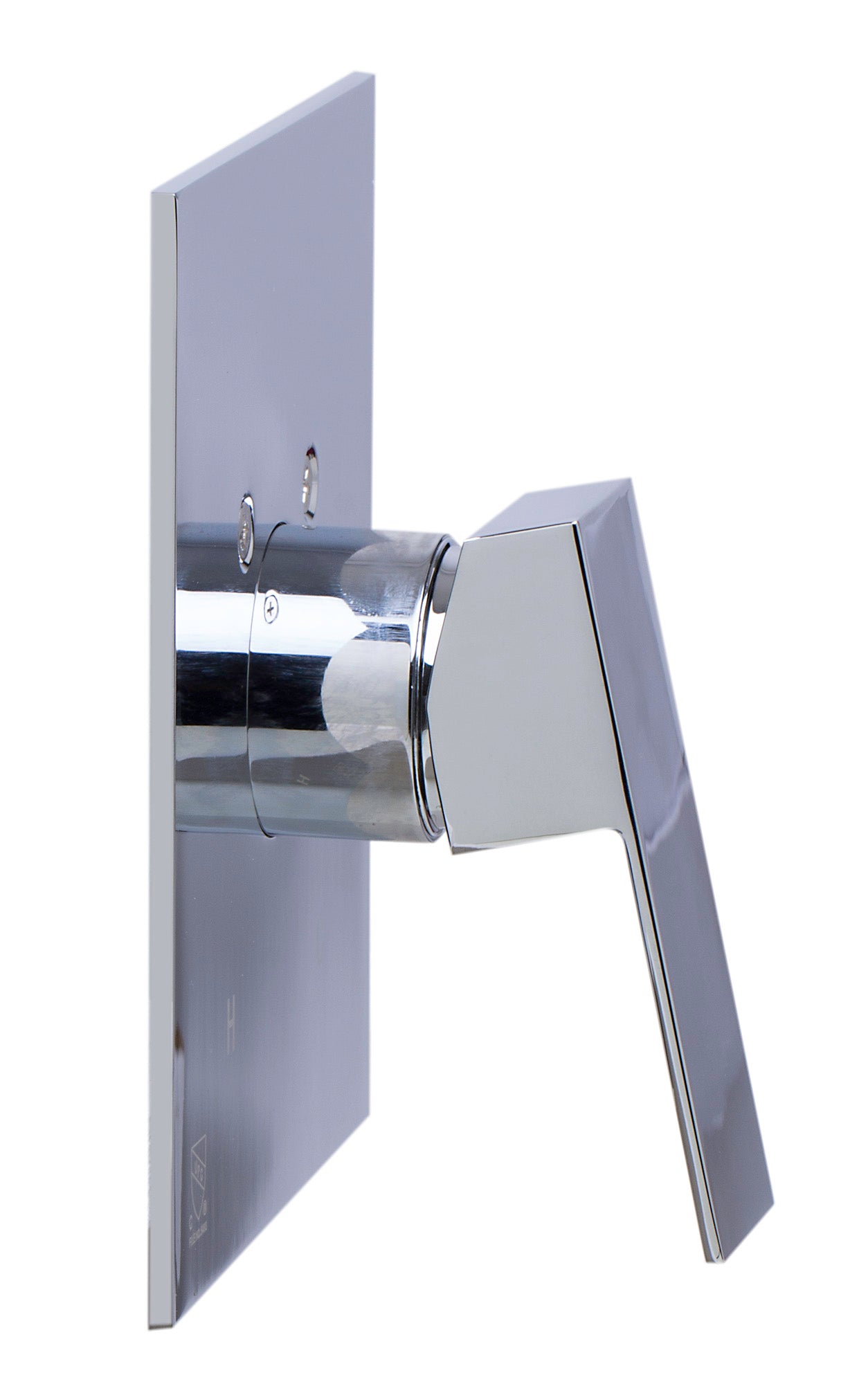 ALFI Brand - Polished Chrome Shower Valve Mixer with Square Lever Handle | AB5501-PC ALFI Brand - Polished Chrome Shower Valve Mixer with Square Lever Handle | AB5501-PC