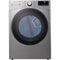 LG - 7.4 cu. ft. Ultra Large Graphite Steel Smart Electric Vented Dryer with Sensor Dry and Wi-Fi Enabled | DLE3600V