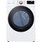 LG - 7.4 cu. ft. White Ultra Large Capacity Electric Dryer with Sensor Dry, Turbo Steam | DLEX4000W