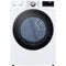LG - 7.4 cu. ft. Ultra Large Capacity White Smart Electric Vented Dryer with Sensor Dry, TurboSteam and Wi-Fi Enabled | DLEX4200W