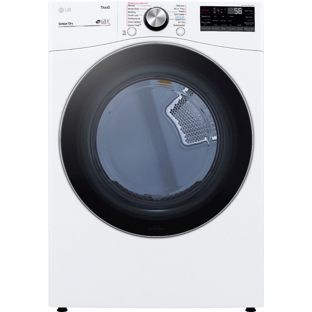LG - 2.4 cu.ft. Smart wi-fi Enabled Compact Front Load Washer and LG - 7.4 Cu. Ft. Ultra Large Capacity White Smart Electric Vented Dryer LG - 2.4 cu.ft. Smart wi-fi Enabled Compact Front Load Washer and LG - 7.4 Cu. Ft. Ultra Large Capacity White Smart Electric Vented Dryer