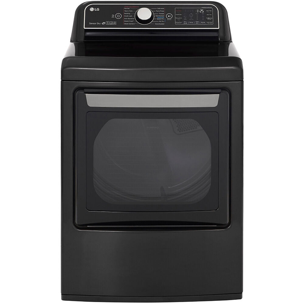 LG DLEX7900BE 7.3 Cu. ft. Electric Dryer with TurboSteam , Black