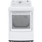 LG - 7.3 cu. ft. White Ultra Large High Efficiency Gas Dryer | DLG7151W