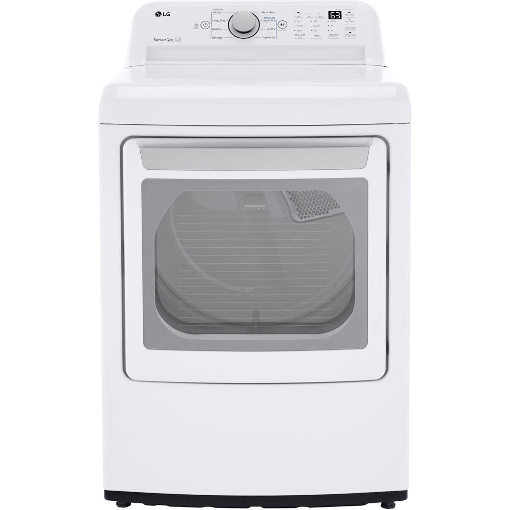 LG - 5.0 cu. ft. Mega Capacity Top Load Washer and LG - 7.3 Cu. Ft. White Ultra Large High Efficiency Gas Dryer LG - 5.0 cu. ft. Mega Capacity Top Load Washer and LG - 7.3 Cu. Ft. White Ultra Large High Efficiency Gas Dryer