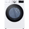 LG - 7.4 cu. ft. White Ultra Large Capacity Gas Dryer with Sensor Dry Turbo Steam | DLGX4201W