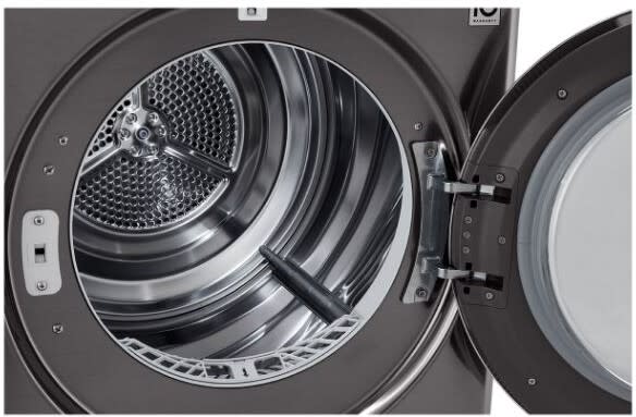 LG - 27 in. 4.5 cu. ft. Ultra Large Capacity Black Steel Smart Front Load Washing Machine and LG - 4.2 Cu. Ft. Graphite Steel Compact Electric Dryer LG - 27 in. 4.5 cu. ft. Ultra Large Capacity Black Steel Smart Front Load Washing Machine and LG - 4.2 Cu. Ft. Graphite Steel Compact Electric Dryer